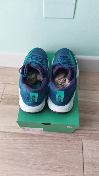 Zapatillas Baloncesto Azul/Verde