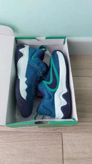 Zapatillas Baloncesto Azul/Verde