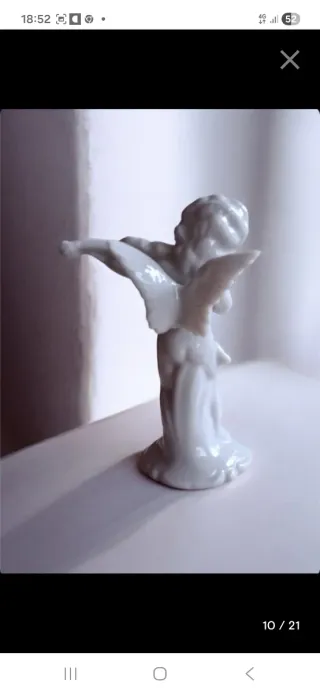 Set 3 Angeli Capodimonte Porcellana lucida vintage