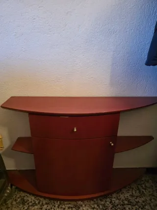 Mesa recibidor de madera