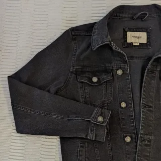 Cazadora Vaquera Pull&Bear Negra Talla M