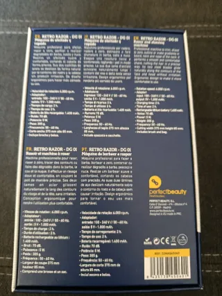 Retro Razor DG 01 Máquina de afeitar