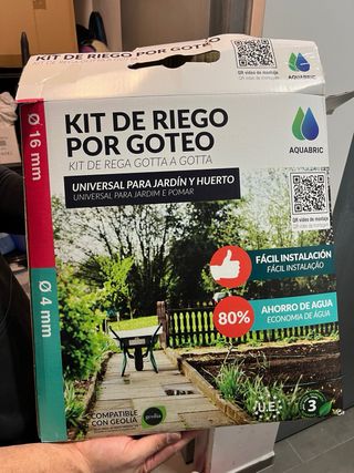 Kit de riego por goteo