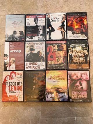 Lote 12 Películas DVD Sin Abrir