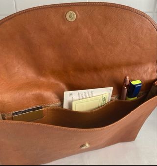 Cartera porta documentos de piel, Jorge Larmel