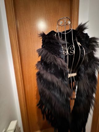 Poncho de Pelo Negro