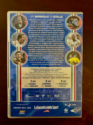 4 DVD Mondiali 2006 Italia Campione