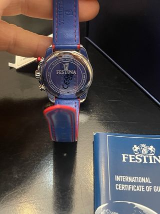 Orologio Festina Cronografo Donna Blu/Rosso