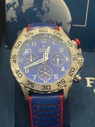 Orologio Festina Cronografo Donna Blu/Rosso