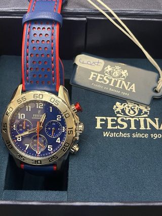 Orologio Festina Cronografo Donna Blu/Rosso