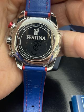 Orologio Festina Cronografo Donna Blu/Rosso