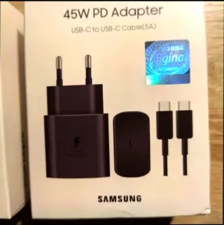 2 Cargadores Samsung 45W Carga Rápida + Cable