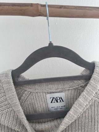 Jersey ZARA Gris Talla M