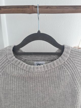 Jersey ZARA Gris Talla M