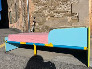 Cama infantil con precioso cabezal Winnie The Pooh