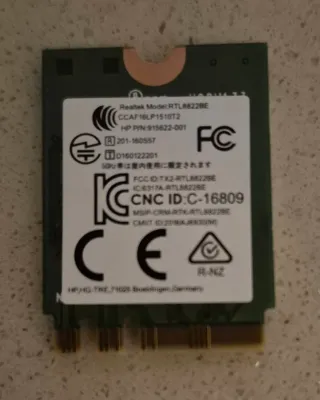 Tarjeta WLAN HP D46A6AA2453B