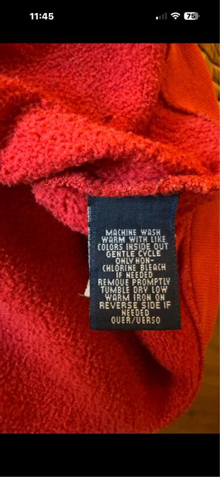 Felpa Tommy Hilfiger Vintage USA Rossa