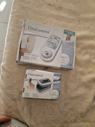 Vitalcontrol Electroestimulador y Pulsioxímetro