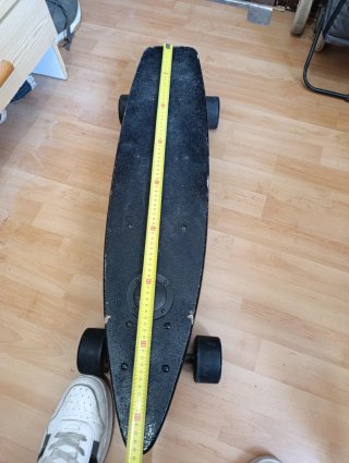 Skate Longboard Retro Negro