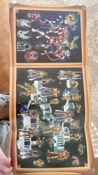 En Aranjuez Álbum Stickers y puzzle de Saint Seiya