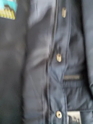 Chaqueta acolchada de trabajo azul marino