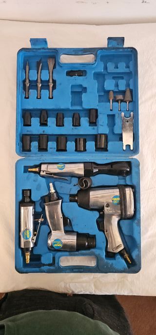 Kit Herramientas Neumáticas KINZO 4 en 1