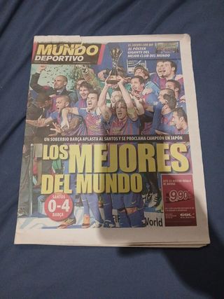 Periódico el mundo deportivo 19 diciembre 2011