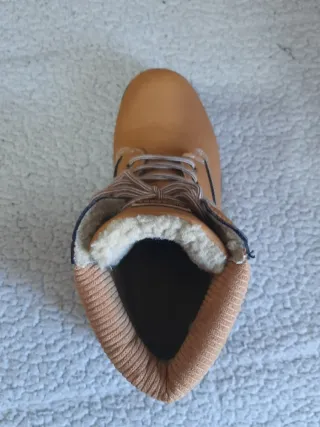 Botas de trabajo/montaña color beige