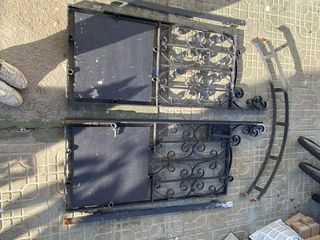 Puertas de hierro forjado exterior