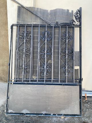 Puertas de hierro forjado exterior