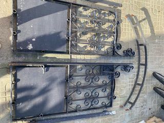 Puertas de hierro forjado exterior