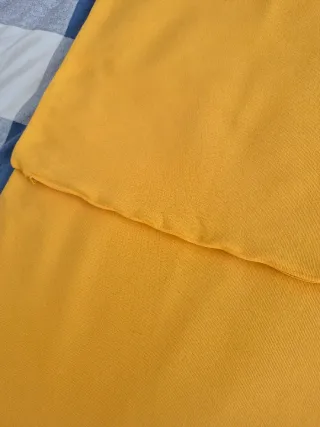 Federe cuscino 45x45 cm Giallo cotone