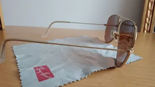 Gafas de sol Ray-Ban Aviator Marrones y Doradas