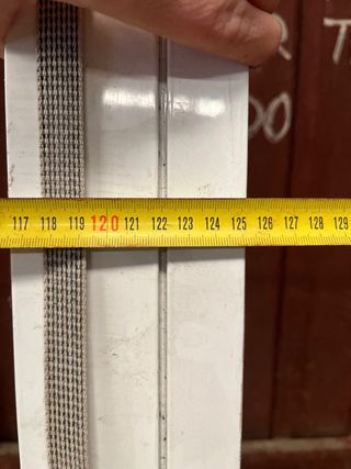 Ventanal aluminio blanco suelo a techo