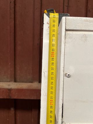 Ventanal aluminio blanco suelo a techo