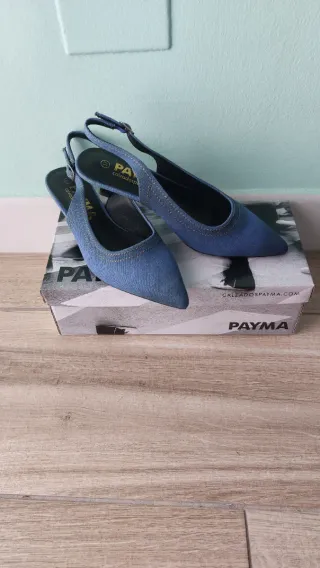 Zapatos destalonados Payma azul
