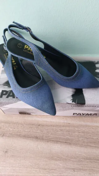 Zapatos destalonados Payma azul