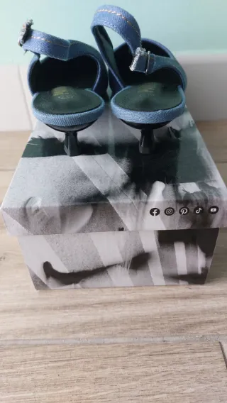 Zapatos destalonados Payma azul