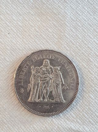 Moneda 50 Francos Plata 1978