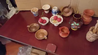 Lote vasos de cristal