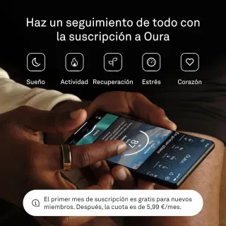 Oura Ring Gen3 Talla 11 Negro