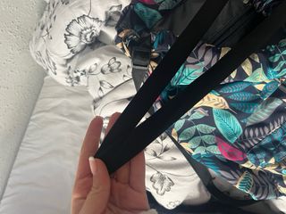 Mochila con estampado floral