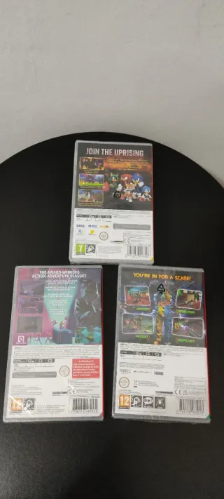 Lote 3 Juegos Nintendo Switch Nuevos Precintados