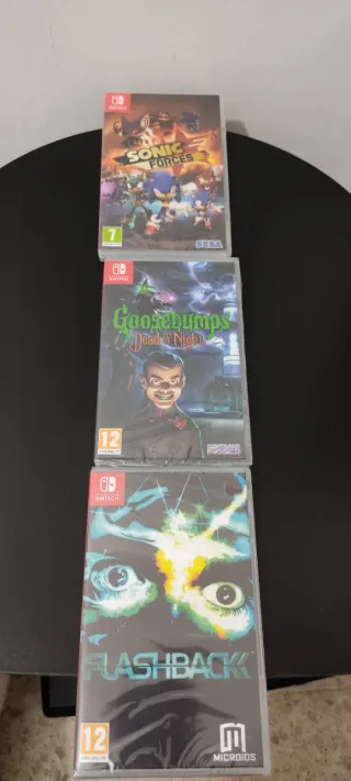 Lote 3 Juegos Nintendo Switch Nuevos Precintados