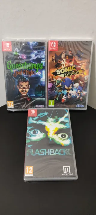 Lote 3 Juegos Nintendo Switch Nuevos Precintados