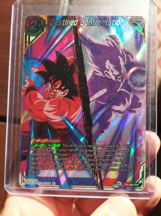 Carta Dragon Ball Destined Confrontation P-340 PR