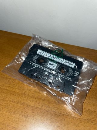 Cinta “cassette” a conexión auricular jack 3’5