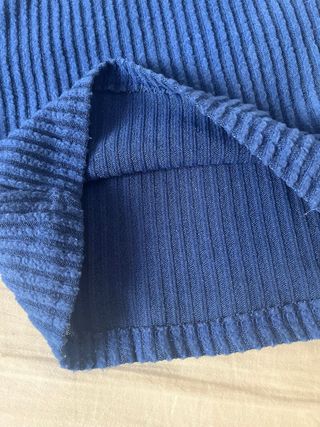 Jersey azul de manga larga