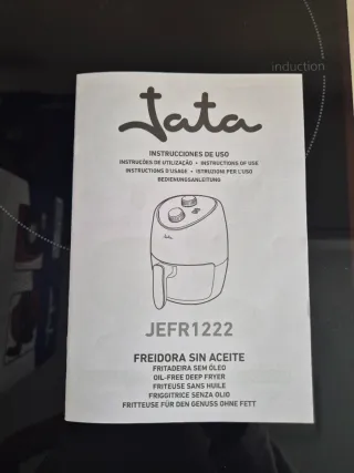 Freidora de aire Jata JEFR1222 Roja - 2 litros