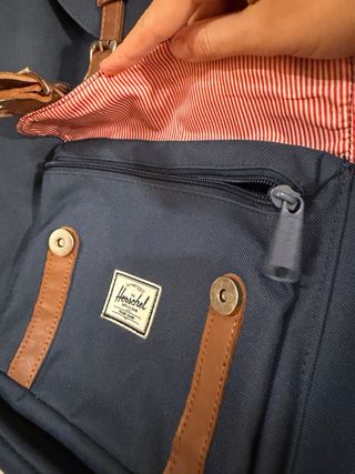 Mochila Herschel Azul y Marrón